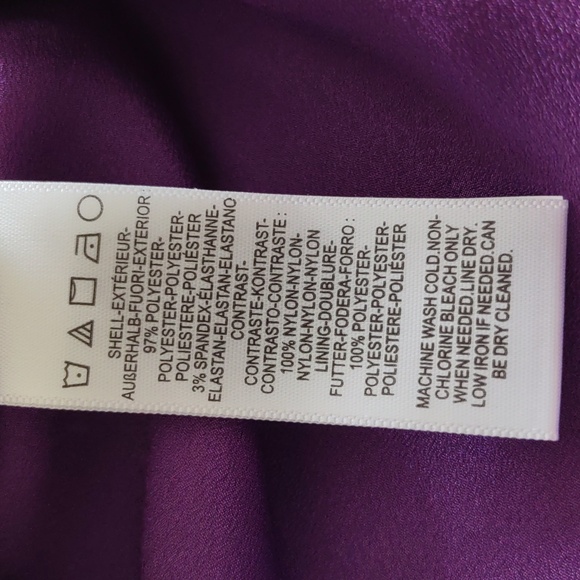 NWT Dress The Population Size Small Chloe Violet Strapless Mini Dress - Picture 12 of 16